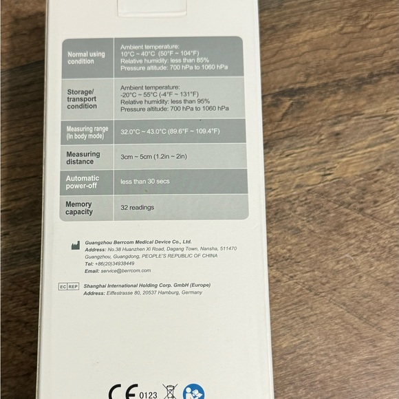 Berrcom Non Contact Thermometer - Picture 3 of 5